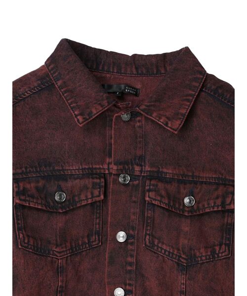 Sugar spoon（シュガースプーン）の「・SUGAR　SPOON　カラーデニムGジャン（その他アウター・レディース・インディゴブルー/ブラウン/グリーン/レッド・FREE）」の16枚目の写真