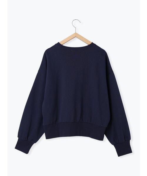 ehka sopo（エヘカソポ）の「クッキープリントスウェット（Tシャツ/カットソー・レディース・グレー/オリーブ/ネイビー・F）」の16枚目の写真