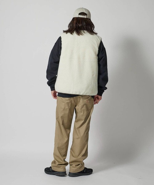 TAION（タイオン）の「【UNISEX】TAION/タイオン マウンテンリバーシブルダウン×ボアベスト（ダウンベスト・メンズ・ブラック/ブラック×ベージュ/オリーブ/ネイビー/オリーブ系・M/L/XL/S）」の22枚目の写真