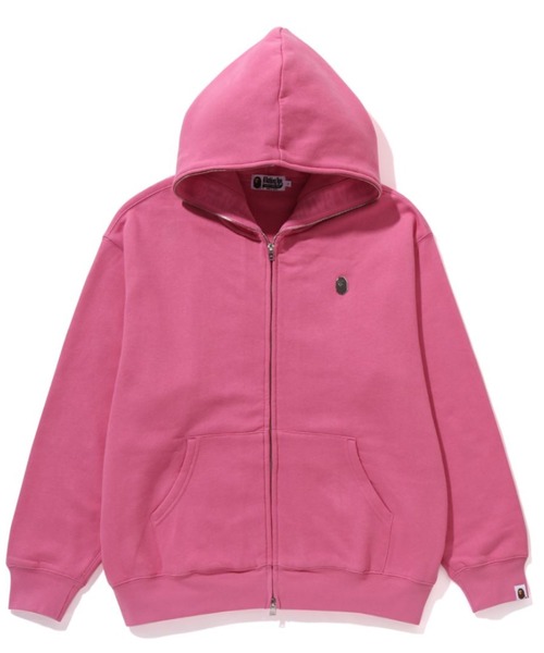 A BATHING APE(アベイシングエイプ)の「METAL ONE POINT FULL ZIP HOODIE M(パーカー・メンズ・ピンク/グレー/アイボリー/サックスブルー/ブラック/ブラウン・MEDIUM/LARGE/X-LARGE/SMALL)」の6枚目の写真
