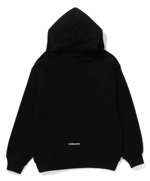 A BATHING APE(アベイシングエイプ)の「METAL ONE POINT FULL ZIP HOODIE M(パーカー・メンズ・ピンク/グレー/アイボリー/サックスブルー/ブラック/ブラウン・MEDIUM/LARGE/X-LARGE/SMALL)」の8枚目の写真