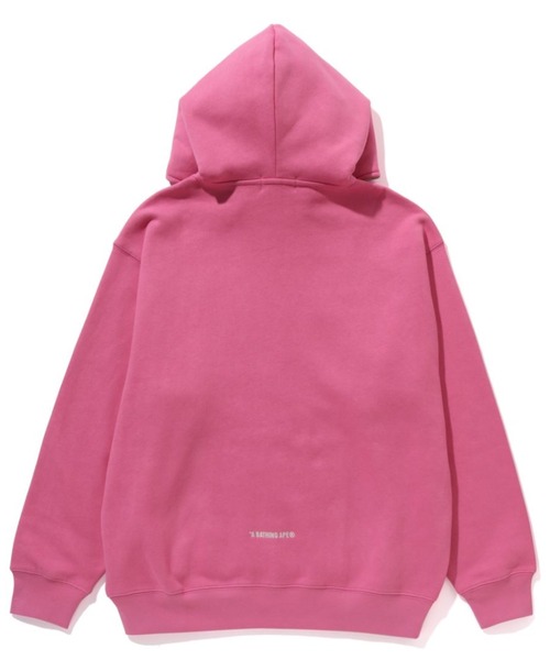 A BATHING APE(アベイシングエイプ)の「METAL ONE POINT FULL ZIP HOODIE M(パーカー・メンズ・ピンク/グレー/アイボリー/サックスブルー/ブラック/ブラウン・MEDIUM/LARGE/X-LARGE/SMALL)」の12枚目の写真
