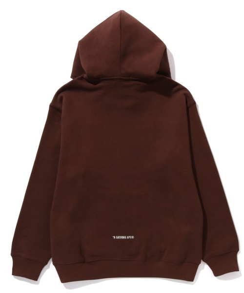 A BATHING APE(アベイシングエイプ)の「METAL ONE POINT FULL ZIP HOODIE M(パーカー・メンズ・ピンク/グレー/アイボリー/サックスブルー/ブラック/ブラウン・MEDIUM/LARGE/X-LARGE/SMALL)」の10枚目の写真