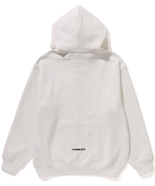 A BATHING APE(アベイシングエイプ)の「METAL ONE POINT FULL ZIP HOODIE M(パーカー・メンズ・ピンク/グレー/アイボリー/サックスブルー/ブラック/ブラウン・MEDIUM/LARGE/X-LARGE/SMALL)」の7枚目の写真