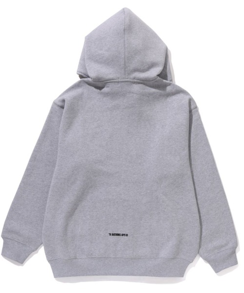 A BATHING APE(アベイシングエイプ)の「METAL ONE POINT FULL ZIP HOODIE M(パーカー・メンズ・ピンク/グレー/アイボリー/サックスブルー/ブラック/ブラウン・MEDIUM/LARGE/X-LARGE/SMALL)」の9枚目の写真