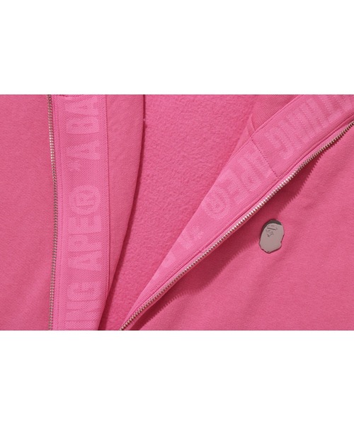 A BATHING APE(アベイシングエイプ)の「METAL ONE POINT FULL ZIP HOODIE M(パーカー・メンズ・ピンク/グレー/アイボリー/サックスブルー/ブラック/ブラウン・MEDIUM/LARGE/X-LARGE/SMALL)」の18枚目の写真