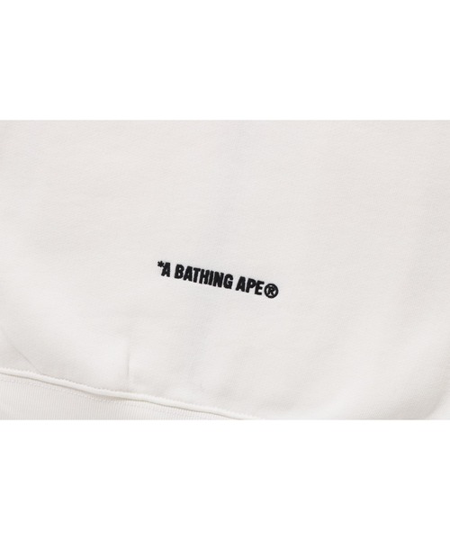 A BATHING APE(アベイシングエイプ)の「METAL ONE POINT FULL ZIP HOODIE M(パーカー・メンズ・ピンク/グレー/アイボリー/サックスブルー/ブラック/ブラウン・MEDIUM/LARGE/X-LARGE/SMALL)」の19枚目の写真