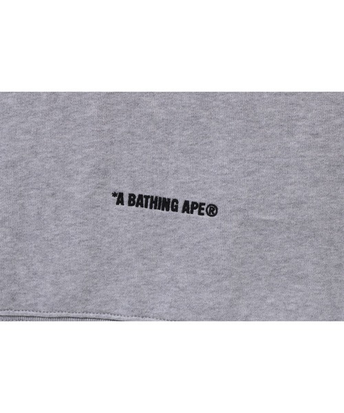A BATHING APE(アベイシングエイプ)の「METAL ONE POINT FULL ZIP HOODIE M(パーカー・メンズ・ピンク/グレー/アイボリー/サックスブルー/ブラック/ブラウン・MEDIUM/LARGE/X-LARGE/SMALL)」の21枚目の写真