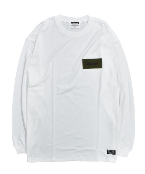DOUBLE STEAL(ダブルスティール)の「ベルクロ 長袖Tシャツ(Tシャツ/カットソー・メンズ・ブラック/ホワイト/ホワイト系その他・MEDIUM/XX-LARGE/LARGE/X-LARGE)」の2枚目の写真