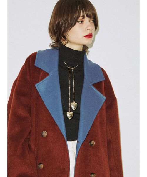 jouetie（ジュエティ）の「ダブルハートボールチェーンタイ（ネックレス・レディース・ゴールド/シルバー・FREE）」の13枚目の写真