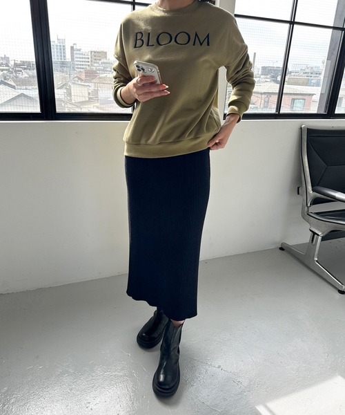 fifth（フィフス）の「ロゴ刺繍裏起毛スウェット（スウェット・レディース・カーキ/アイボリー・M）」の22枚目の写真