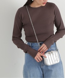 N.（N. Natural Beauty Basic） | ◆ビスチェ風切替リブニット(ニット/セーター)