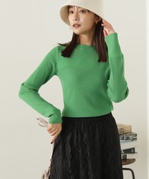 N.（N. Natural Beauty Basic） | ◆ビスチェ風切替リブニット(ニット/セーター)