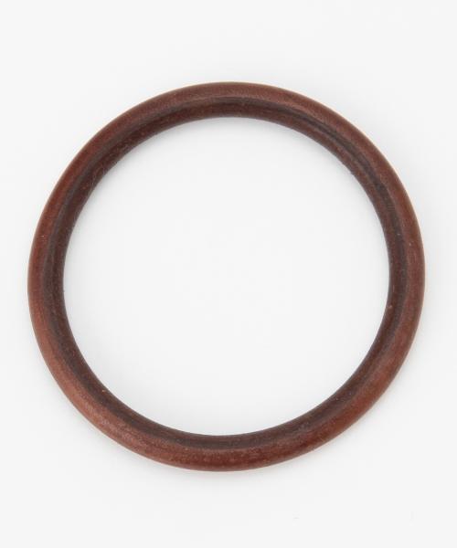 BEAMS BOY（ビームスボーイ）の「BEAMS BOY / レザーバングル（ブレスレット・レディース・ベージュ/ブラウン・MEDIUM/SMALL）」の7枚目の写真