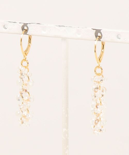 tone(トーン)の「【Cherie+Chambre】Farfalle Beads Pierce(ピアス(両耳用)・レディース・グリーン/クリア・FREE)」の11枚目の写真