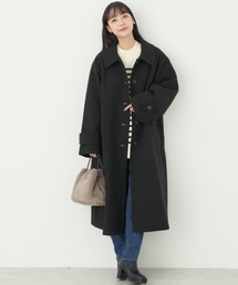 earth music&ecology | ステンカラーコート(無地)(ステンカラーコート)