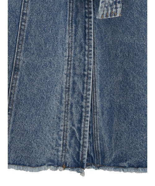 Ameri（アメリ）の「MANY WAY VERSATILE DENIM COAT（デニムジャケット・レディース・インディゴブルー/ブラック・SMALL/MEDIUM）」の16枚目の写真