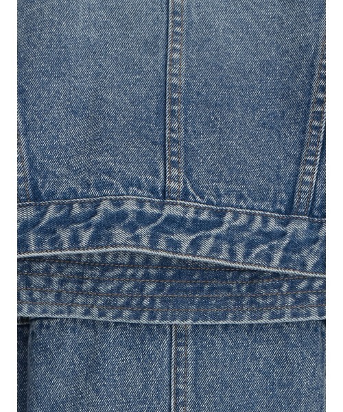 Ameri（アメリ）の「MANY WAY VERSATILE DENIM COAT（デニムジャケット・レディース・インディゴブルー/ブラック・SMALL/MEDIUM）」の20枚目の写真