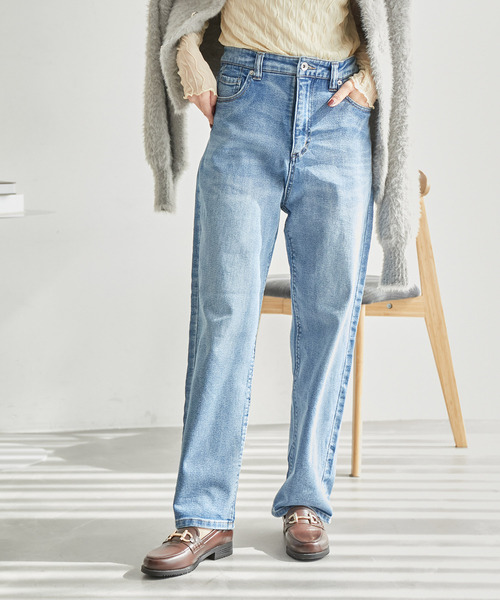 ROPE' PICNIC（ロペピクニック）の「ウエストシェイプハイライズマムジーンズ（デニムパンツ・レディース・ブルー系その他5・36/40/38）」の6枚目の写真