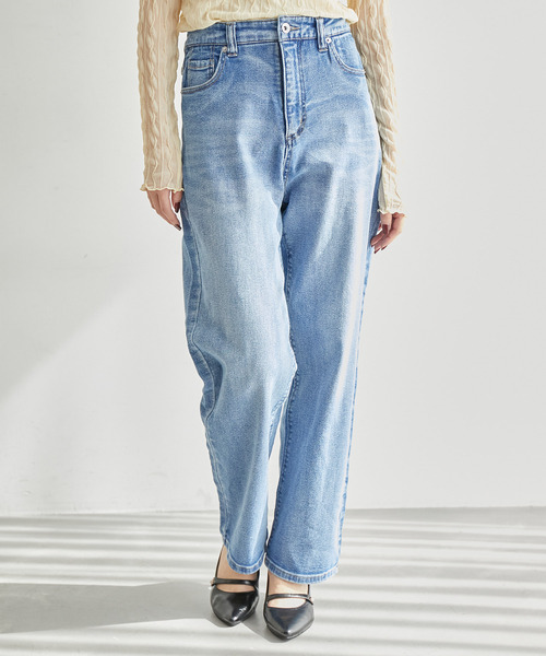 ROPE' PICNIC（ロペピクニック）の「ウエストシェイプハイライズマムジーンズ（デニムパンツ・レディース・ブルー系その他5・36/40/38）」の8枚目の写真