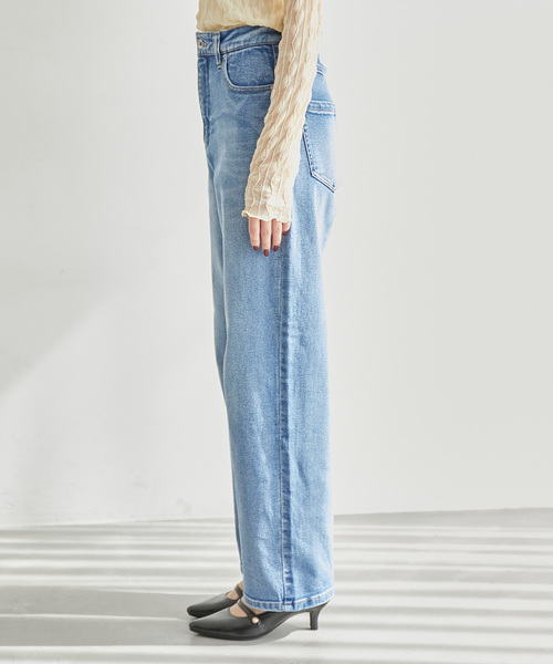 ROPE' PICNIC（ロペピクニック）の「ウエストシェイプハイライズマムジーンズ（デニムパンツ・レディース・ブルー系その他5・36/40/38）」の9枚目の写真