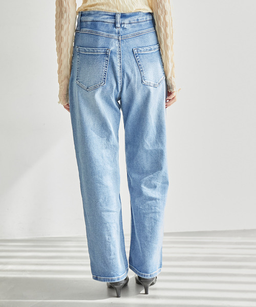 ROPE' PICNIC（ロペピクニック）の「ウエストシェイプハイライズマムジーンズ（デニムパンツ・レディース・ブルー系その他5・36/40/38）」の10枚目の写真