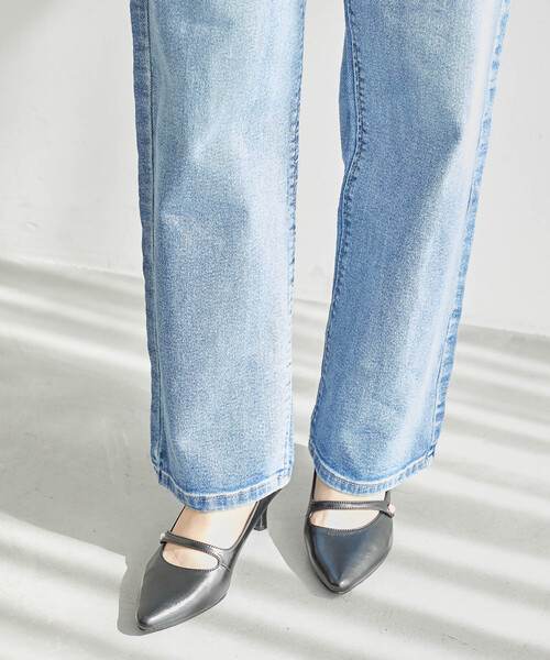 ROPE' PICNIC（ロペピクニック）の「ウエストシェイプハイライズマムジーンズ（デニムパンツ・レディース・ブルー系その他5・36/40/38）」の15枚目の写真