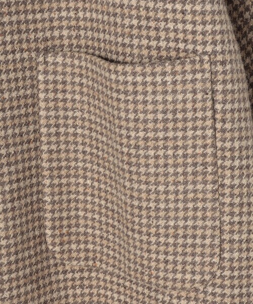 FREAK'S STORE(フリークスストア)の「尾州 ステンカラーコート(ステンカラーコート・レディース・ベージュ/グレー・フリ-)」の21枚目の写真