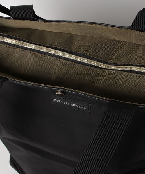 favori(ファヴォリ)の「EM:favori インカラー2WAY 舟型 トラベルトート キャリーオンバッグ(トートバッグ・レディース・ブラック/ベージュ/カーキ/グレー/ネイビー・FREE)」の11枚目の写真