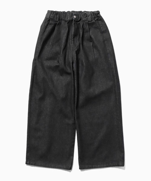 ROOP TOKYO×れお コラボ 2タックワイドストレートデニムパンツ