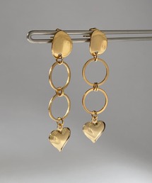 【Le scale】ハートロングピアス