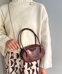 PAPILLONNER | オーバルミニボストン(ハンドバッグ)