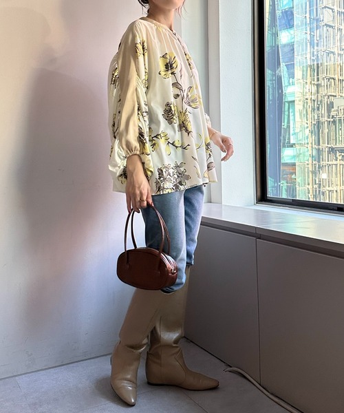 PAPILLONNER(パピヨネ)の「オーバルミニボストン(ハンドバッグ・レディース・ダークブラウン/ブラック・FREE)」の10枚目の写真