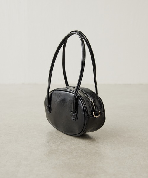 PAPILLONNER(パピヨネ)の「オーバルミニボストン(ハンドバッグ・レディース・ダークブラウン/ブラック・FREE)」の22枚目の写真