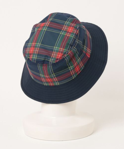 JACKSON MATISSE(ジャクソンマティス)の「【JACKSON MATISSE/ジャクソンマティス】Nylon Check Hat ナイロン チェック バケットハット(ハット・メンズ・レッド系その他/ブラック系その他・FREE)」の3枚目の写真