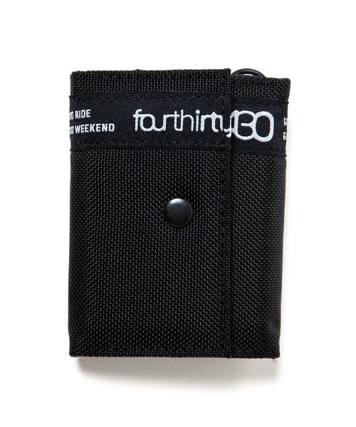 430(フォーサーティ)の「mko11704-WF MINIMUM WALLET ウォレット(財布・メンズ・ブラック・ONE SIZE)」の2枚目の写真