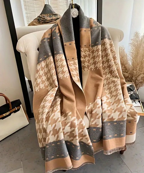 NOLITA カシミアタッチ ビスコース 大判 ストール マフラー パシュミナ