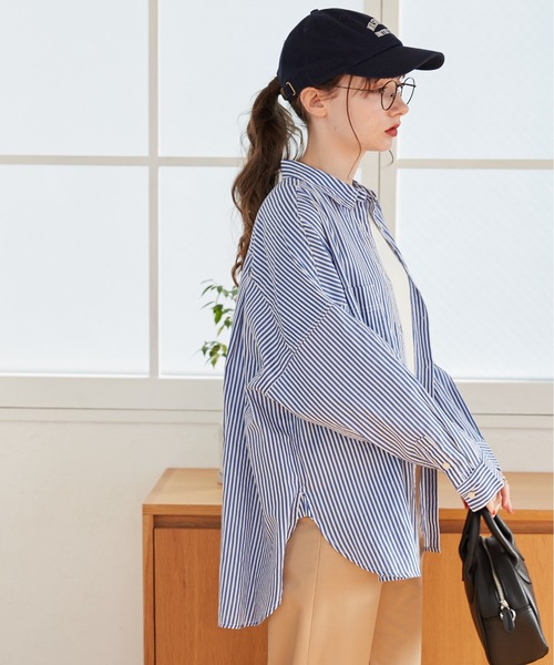 ANGIE（アンジー）の「シアー オーバーサイズ レギュラーカラー