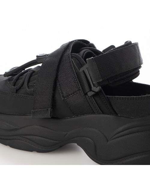 EVOL（イーボル）の「【EVOL】バックバンドスニーカーソールサンダル IW5292（スニーカー・レディース・ブラック/ベージュ・S/M/L/LL）」の7枚目の写真