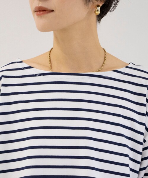 Rie Miller(リエミラー)の「ストレッチバスクシャツ(Tシャツ/カットソー・レディース・ブルー系その他6/イエロー系その他/ブルー系その他・FREE)」の14枚目の写真