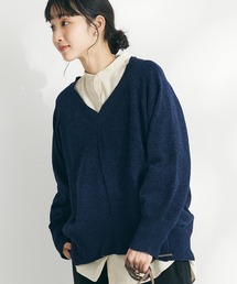 CRAFT STANDARD BOUTIQUE | 洗えるコードモールVネックプルオーバー(Tシャツ/カットソー)