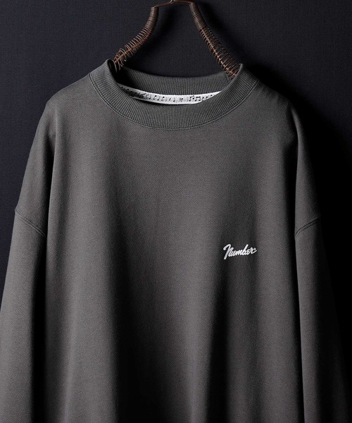 NUMBER (N)INE(ナンバーナイン)の「NUMBER (N)INE/ナンバーナイン Number⑨ SMALL LOGO SWEATSHIRT(スウェット・メンズ・アイボリー/ダークグレー/ブラック・3/2/4)」の17枚目の写真