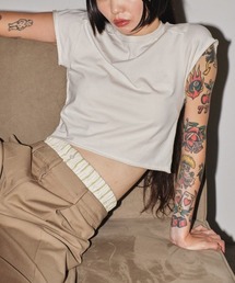 TODAYFUL | TODAYFUL(トゥデイフル) "Cutoff Compact T-shirts"カットオフコンパクトTシャツ/12410610(Tシャツ/カットソー)