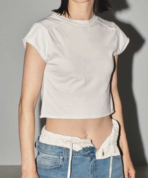TODAYFUL（トゥデイフル）の「TODAYFUL Cutoff Compact T-shirts 