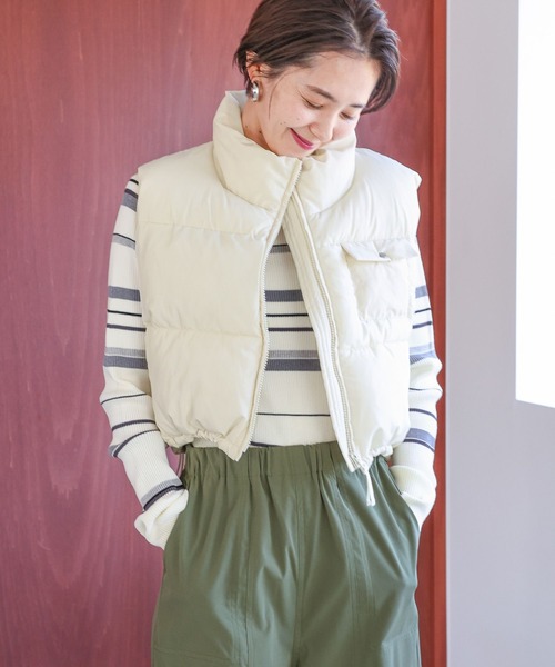 LEPSIM（レプシィム）の「14ゲージマルチボーダーハイネックプルオーバー　994138（ニット/セーター・レディース・ブラック/オフホワイト/ブルー・FREE）」の18枚目の写真