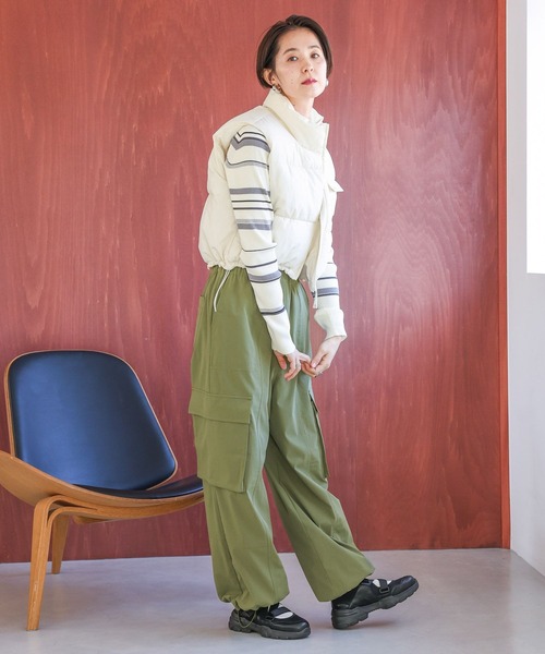 LEPSIM（レプシィム）の「14ゲージマルチボーダーハイネックプルオーバー　994138（ニット/セーター・レディース・ブラック/オフホワイト/ブルー・FREE）」の19枚目の写真