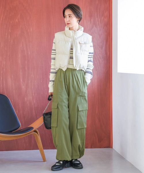 LEPSIM（レプシィム）の「14ゲージマルチボーダーハイネックプルオーバー　994138（ニット/セーター・レディース・ブラック/オフホワイト/ブルー・FREE）」の22枚目の写真