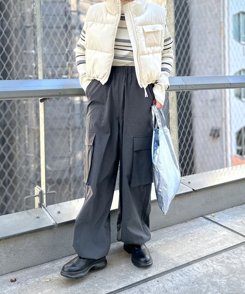 LEPSIM（レプシィム）の「14ゲージマルチボーダーハイネックプルオーバー　994138（ニット/セーター・レディース・ブラック/オフホワイト/ブルー・FREE）」の6枚目の写真