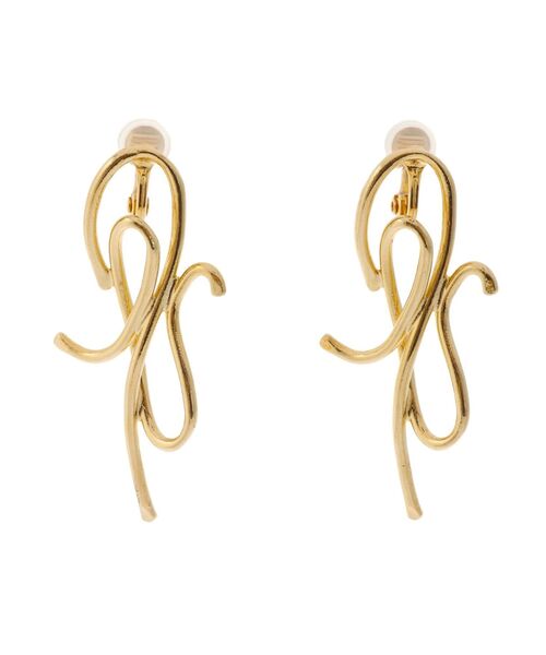 UN3D.（アンスリード）の「ラインアートイヤリング（イヤリング・レディース・ゴールド/シルバー・FREE）」の3枚目の写真