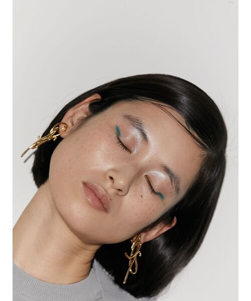 【新品未使用】アンスリード UN3D イヤリング UN3D. イヤリング NOTCH CIRCLE EARRING / ノッチサークル
